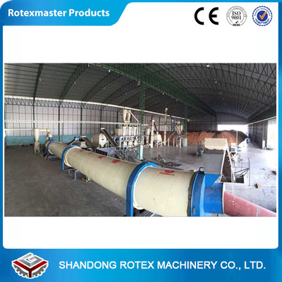 Chine Machine de séchage GHG 2.2*12 de tambour sécheur rotatoire de déchets de bois 1,2 t/h usine