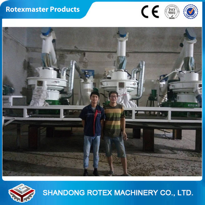 Chine Chaîne de production en bois de granule d&#039;OIN de la CE industrielle pour la fabrication à grande vitesse de granule distributeur