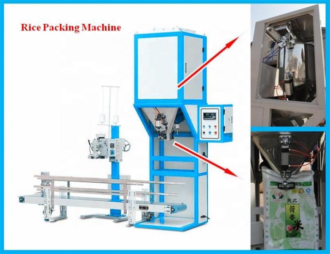 Machine à emballer semi automatique de la balance 10-50kg/Rice de sac de machine à emballer de granule d'alimentation des animaux