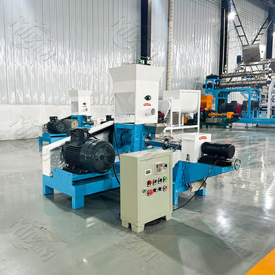 machine d'extrusion flottante pour aliments pour poissons conçue pour produire des granulés flottants simples pour aliments pour poissons à couler à l'aide de la technologie d'extrusion à double vis