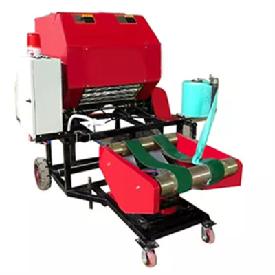 Machine d'emballage d'ensilage de film étirable 15kw machine de presse à balles d'herbe de luzerne