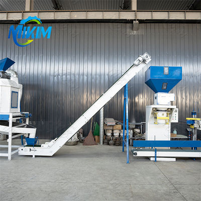 Ligne de production de granulés d'aliments entièrement automatique, intégrée et segmentée, projet clé en main, élevage de volailles