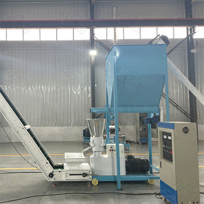 Convient aux grandes exploitations agricoles, ligne de production de granulés d'aliments pour animaux, facile à utiliser, ligne de production d'aliments pour bovins et ovins