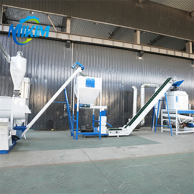 ligne de production de granulés d'alimentation avec une forte capacité de production et une efficacité élevée pour répondre aux besoins de la production à grande échelle