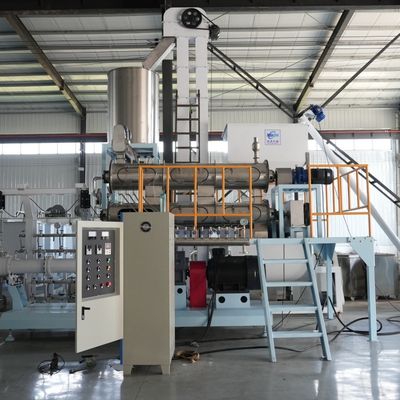 Nouvelle machine d'extrusion en acier inoxydable à double vis pour les aliments pour animaux de compagnie pour chiens et chats pour les aliments pour poissons et oiseaux Capacité 250-6000KG/h