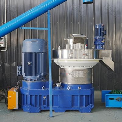Équipement de ligne de production automatique de pelletizing de paille de biomasse à haut rendement