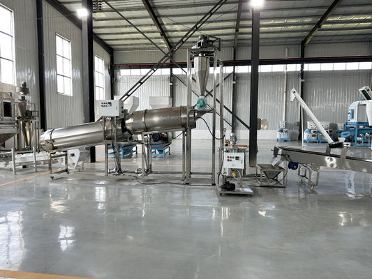 1-2T/H Grande capacité flottant/enfonçant type humide extrudeuse à vis unique pour pellets de viande de poisson ligne de production Carpe crevettes Pet Food moteur PLC pompe