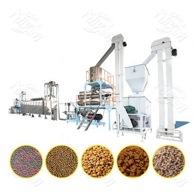 Machine d'extrusion d'aliments pour poissons électrique certifiée CE, extrudeuse à vis unique pour aliments pour poissons, machine Fxiruder pour granulés d'aliments pour poissons et animaux de compagnie à vendre