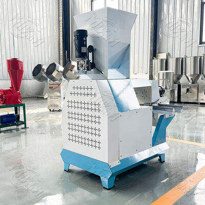 Machine de fabrication de granulés d'alimentation pour poissons flottants à vis unique, type sec, pour animaux de compagnie, chiens et chats, machine de fabrication de granulés pour l'alimentation du bétail, de la volaille et des animaux