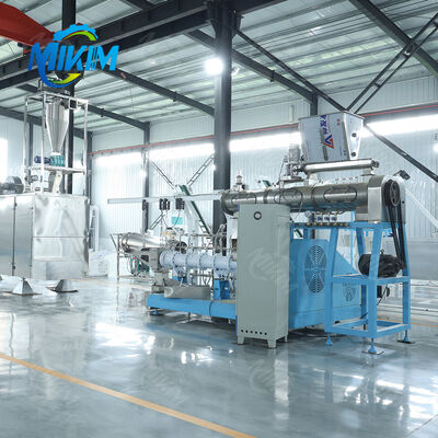 machine de transformation des aliments pour animaux de compagnie de type humide à double vis unique extrudeuse pour aliments pour chiens