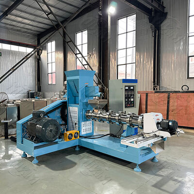 Machine d'extrudeuse d'aliments pour poissons à vis unique flottante CE à vendre — Utilisée pour produire des granulés d'aliments pour poissons/crevettes/animaux de compagnie de 2 à 12 mm