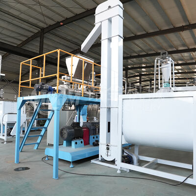 Machines de fabrication d'aliments secs pour animaux de compagnie à vis jumelles pour extrudeuse d'aliments pour poissons coulants