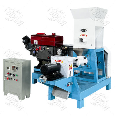 150-300 kg/h Diesel à vis unique Floating Fish Food Pellet Maker Machine en Ouganda à vendre
