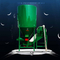 Machine agricole verticale de broyeur à marteaux avec 4pcs les lames 800 à 6000kg/H