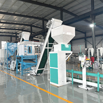 Ligne de production d'aliments pour animaux de volaille 1-2t/h