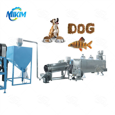 Ligne de production de pastilles d'alimentation entièrement automatique pour les chats, les chiens et les animaux domestiques
