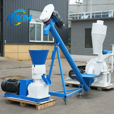 Équipement de ligne de production automatique de pelletizing de paille de biomasse à haut rendement