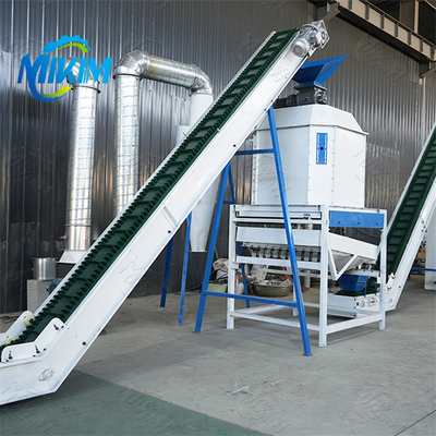 Ligne de production de granulés d'aliments pour volailles, équipement de ligne de production de granulés d'aliments pour volailles entièrement automatique pour les fermes.