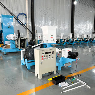 MIKIM 200-500KG/H Machine d'extrusion de nourriture pour crevettes, petite machine d'extrusion de nourriture pour poissons flottants, machine de fabrication de granulés de nourriture pour poissons