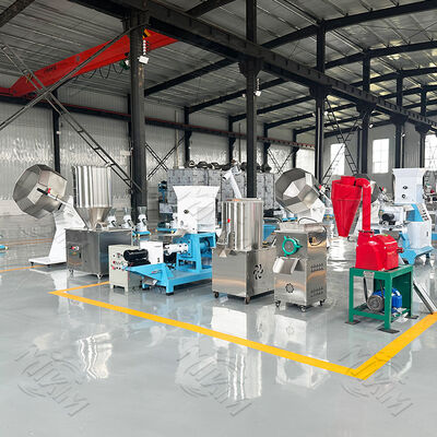 Qualité 200-800 kg/h Petite ligne de production d'extrudeuse flottante pour aliments pour poissons. usine