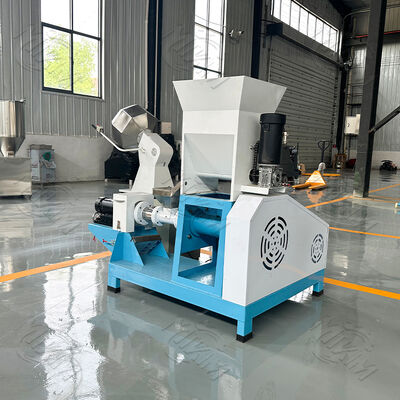 Prix en gros Pas cher ménage 5.5kw à vis unique machine de transformation de granulés pour aliments pour poissons machine à pellets de type sec pour chien à vendre