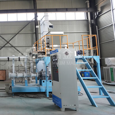 Machine d'alimentation pour poissons PET de 2 tonnes, 1 mm, extrudeuse à double vis flottante pour nourriture pour chiens pour tilapia