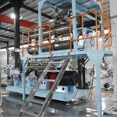 Qualité Extrudeuse flottante à double vis pour aliments pour poissons de 1,2-1,5 T/H usine