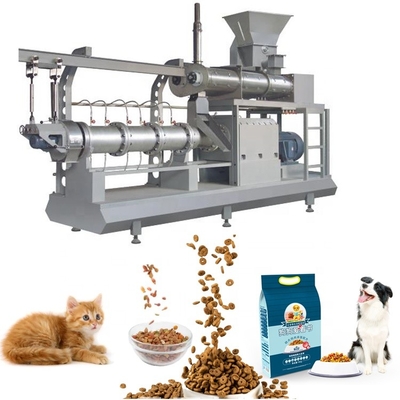 chaîne de production de flottement d'alimentation de poissons de volaille de 22*2*4m 0,5 à 6Ton/H