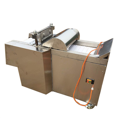 acier inoxydable antiusure de machine de coupeur de cube en viande du poulet 3500w