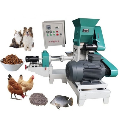 Les poissons de large échelle alimentent des moulins de machine de granule la puissance 0.4kw de alimentation de 3 à de 12mm