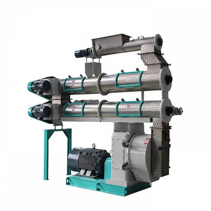 Machine automatique de granule d'alimentation d'herbe de fourrage de kg/h heure du contrôle 500-1500 de PLC pour la fabrication de granule