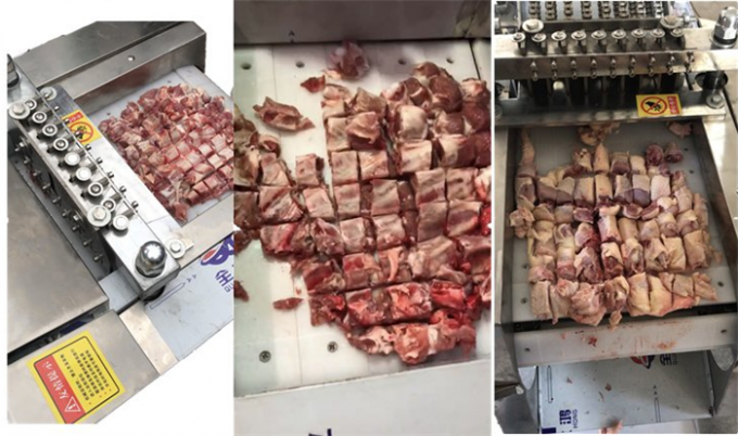 Découpeuse de cube en boeuf de porc de trancheuse de viande de machine de transformation de la viande de machine de Cuber de viande de poulet
