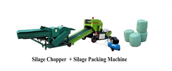 forme de Straw Silage Packing Machine Rectangular de riz de 100balers/H 3